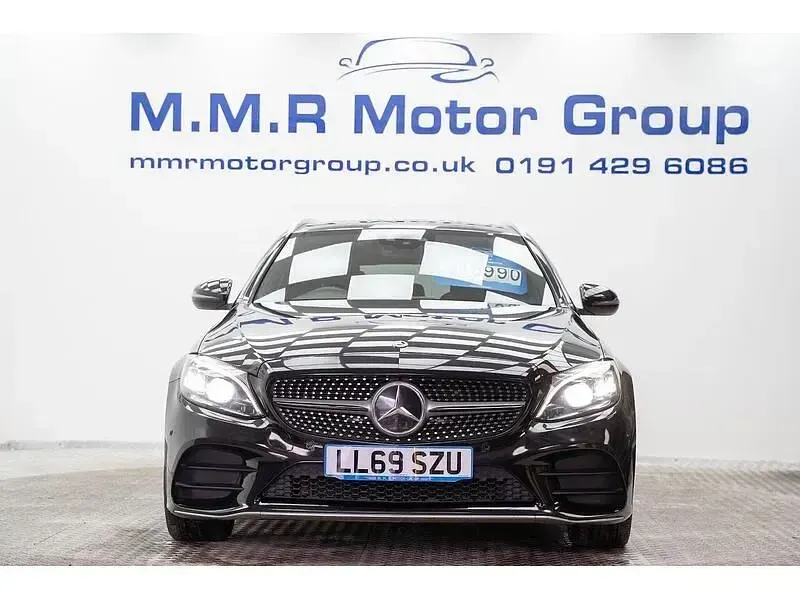 Używany Mercedes C220 AMG line 2019 Czarny Kombi