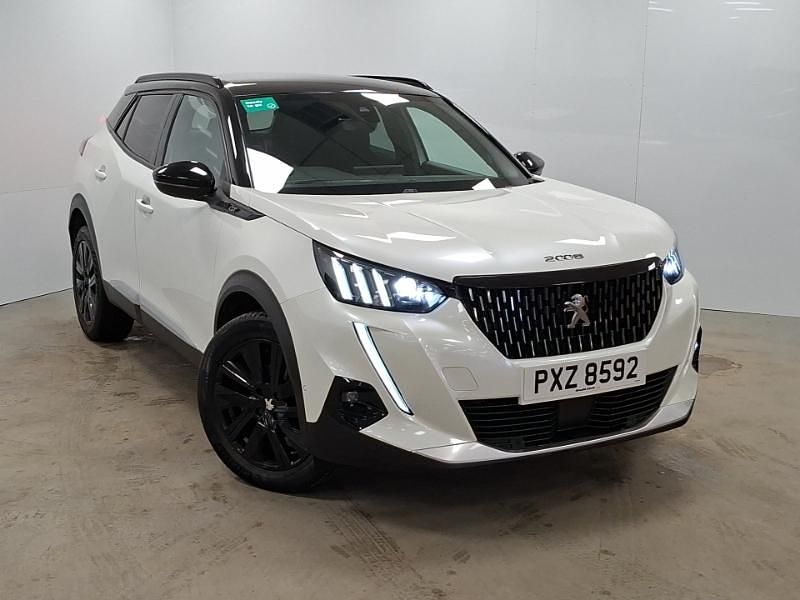 White Used 2021 Peugeot 2008 Premium SUV | £14,498 (Fair price) - Image 1/4