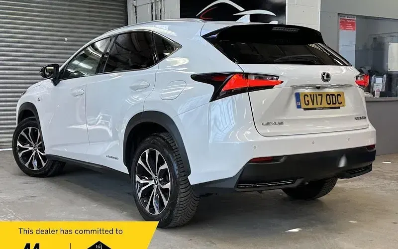 Used Lexus NX300h Sport Line 197 HP (144 kW) 2017 White SUV