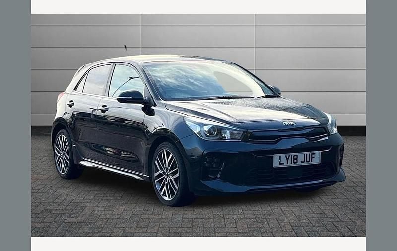 Black Used 2018 Kia Rio GT-Line Hatchback | £9,350 (Fair price) - Image 1/2
