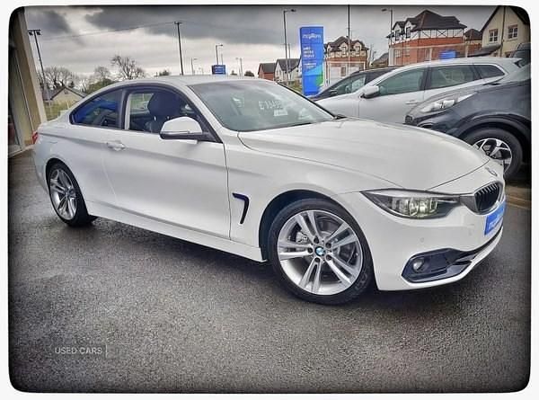 Used BMW 420 Sport Line 2017 White Coupe