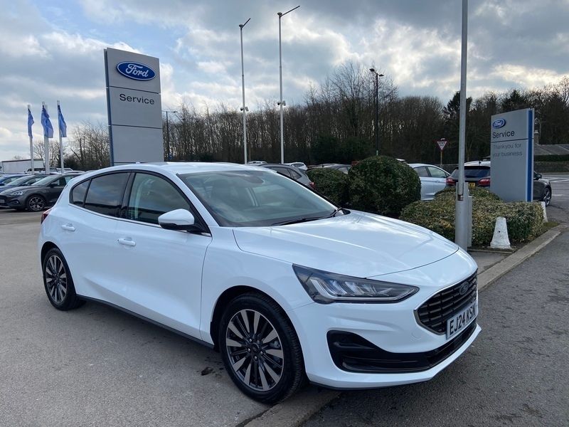 White New 2024 Ford Focus Titanium X Hatchback | £22,995 (Fair price) - Image 1/4