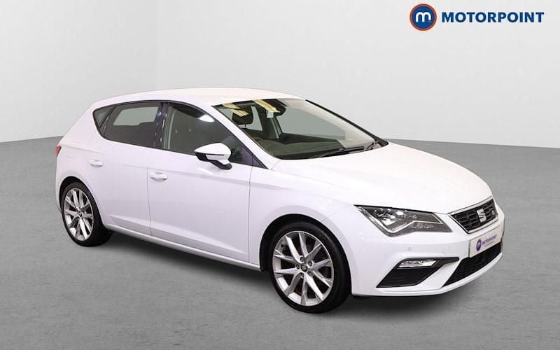 White Used 2020 Seat Leon FR Hatchback | £14,249 (Fair price) - Image 1/4