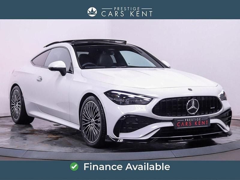 White Used 2025 Mercedes CLE300 AMG Line Premium Coupe | £48,400 (Fair price) - Image 1/4