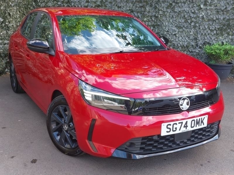 Red Used 2024 Vauxhall Corsa Design Edition Hatchback | £14,998 (Fair price) - Image 1/4