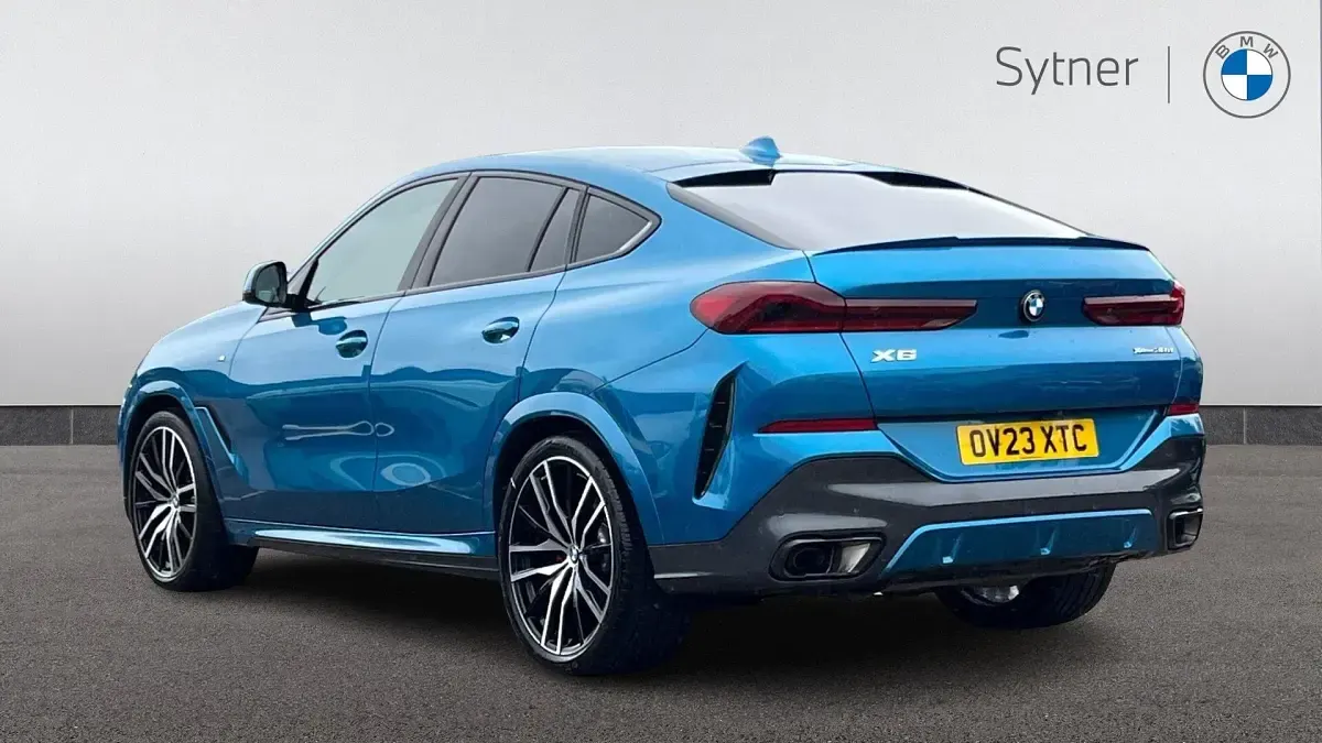Used BMW X6 M Sport 282 HP (207 kW) 2023 Blue SUV