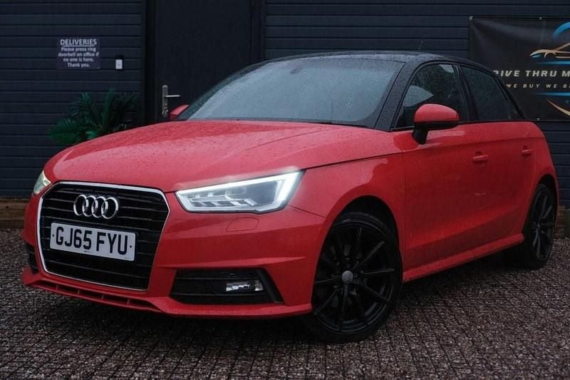 Used Audi A1 Sportback S-Line 125 HP (91 kW) 2015 Red Hatchback