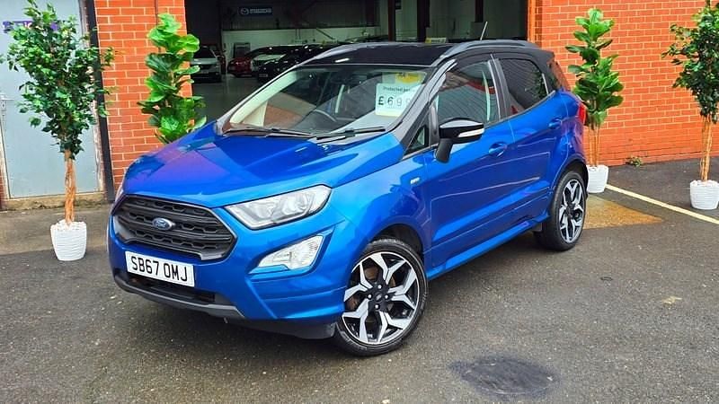 Used Ford Ecosport ST-Line 140 HP (102 kW) 2018 Blue SUV