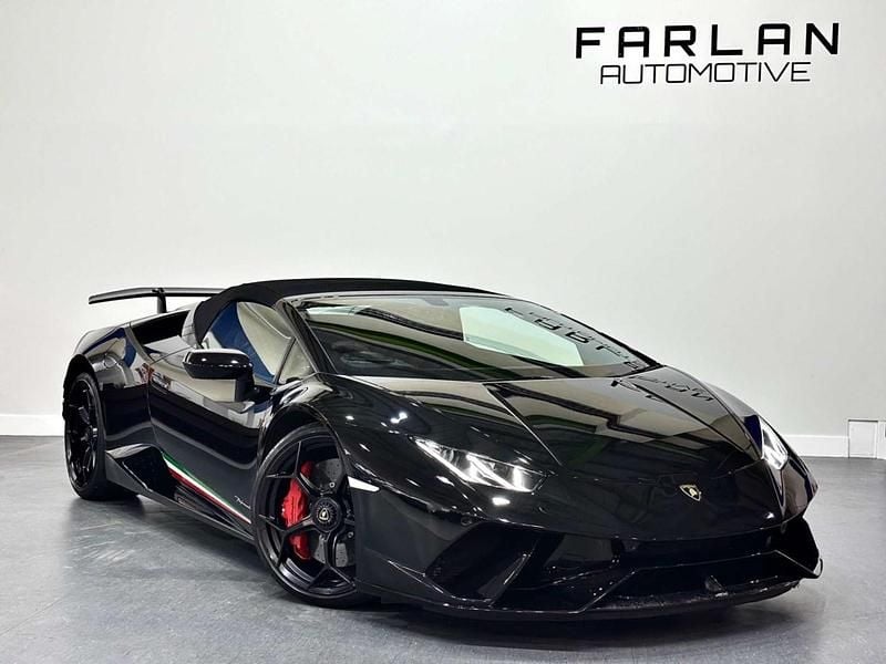 Black Used 2019 Lamborghini Huracán Cabriolet | £259,000 - Image 1/4
