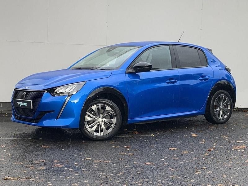Used Peugeot e-208 Allure+ 100 kW (136 HP) 2022 Blue Hatchback