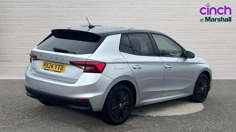 Used Skoda Fabia Colour Edition 116 HP (85 kW) 2024 Brilliant silver metallic black magic pearl effect Hatchback