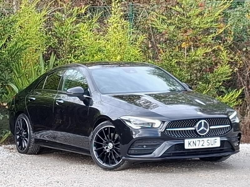 Black Used 2022 Mercedes CLA220 AMG Line Premium Plus Sedan | £25,298 (Fair price) - Image 1/4