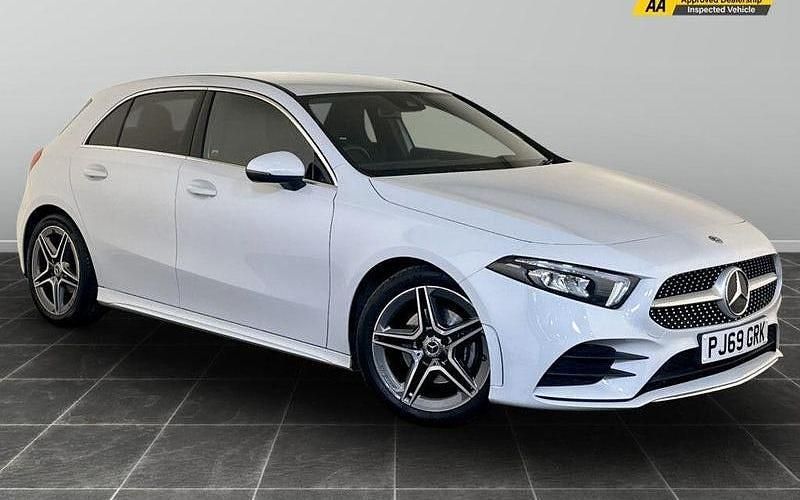 White Used 2019 Mercedes A180 AMG line Hatchback | £16,795 (Fair price) - Image 1/2