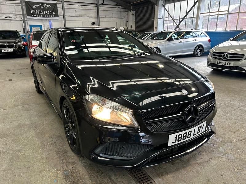 Used Mercedes A200 AMG line 2016 Black Hatchback