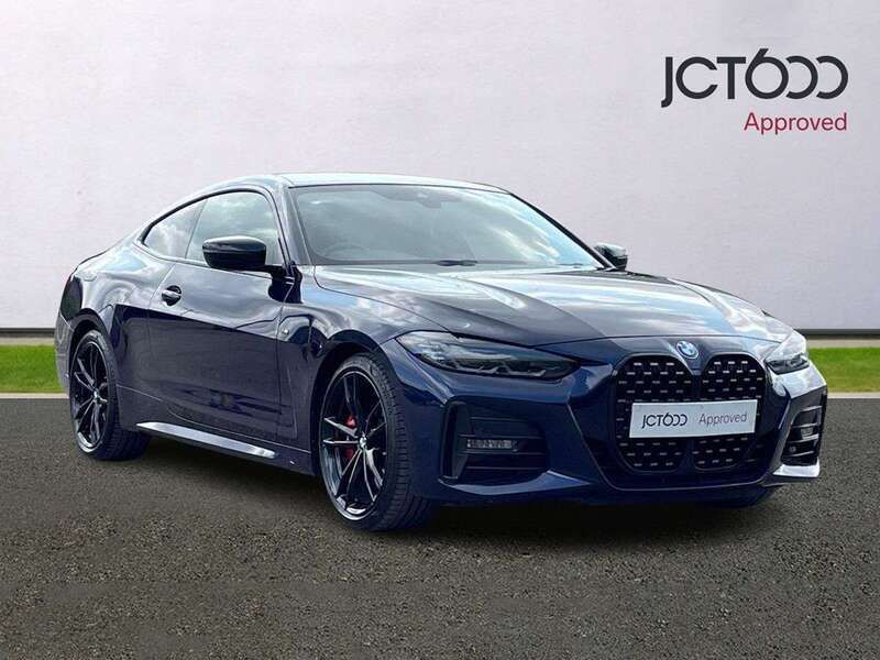 Blue Used 2022 BMW 420 M Sport Coupe | £23,625 (Fair price) - Image 1/3