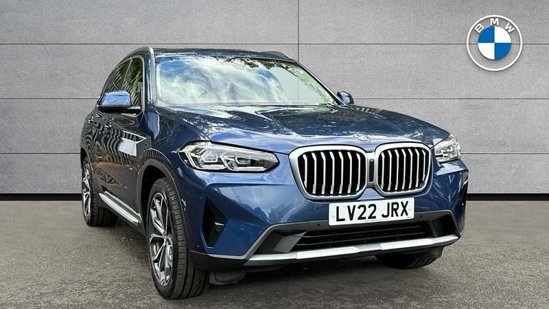 Blue Used 2022 BMW X3 xLine SUV | £31,738 (Good price) - Image 1/4