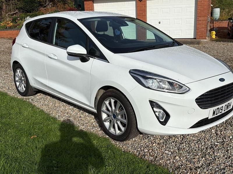 Used Ford Fiesta Titanium 2019 White Hatchback