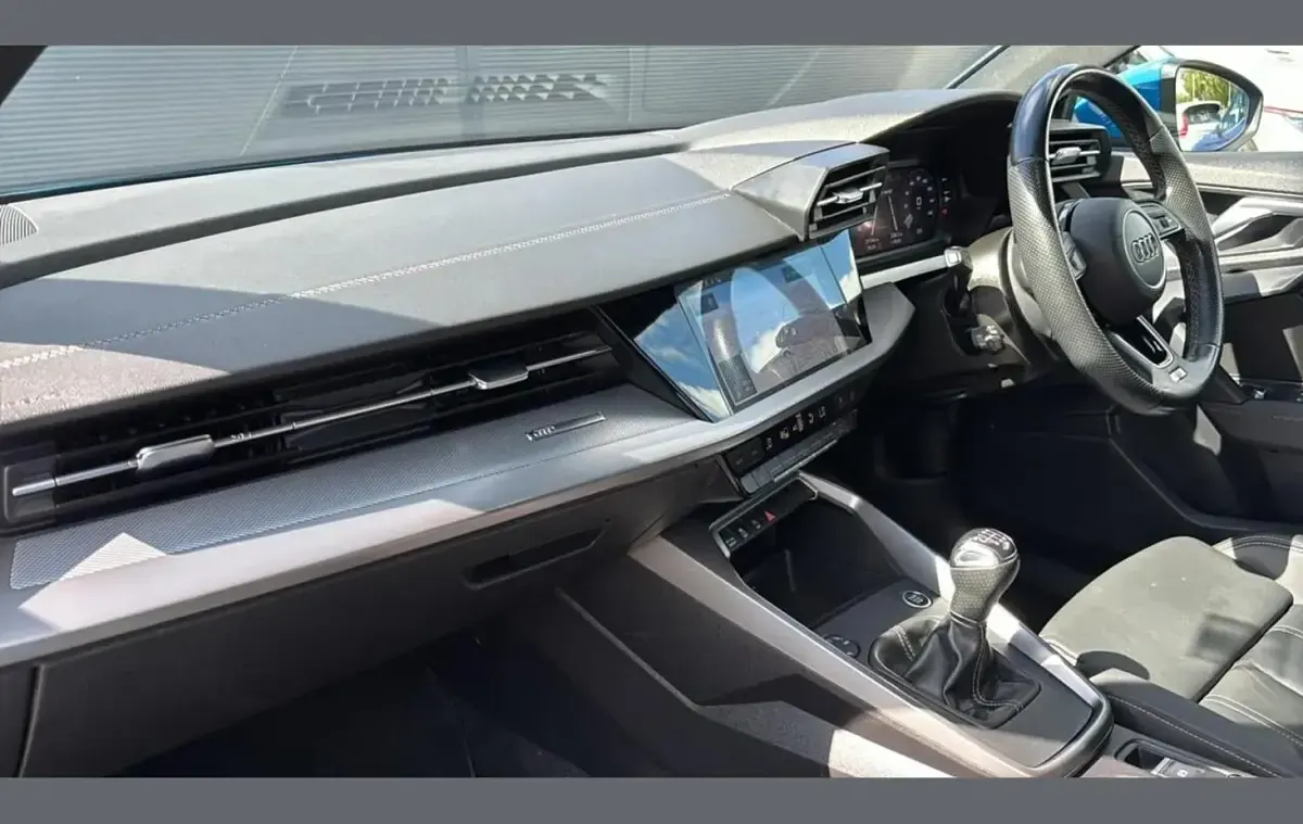 Used Audi A3 S-Line 147 HP (108 kW) 2023 Blue Sedan