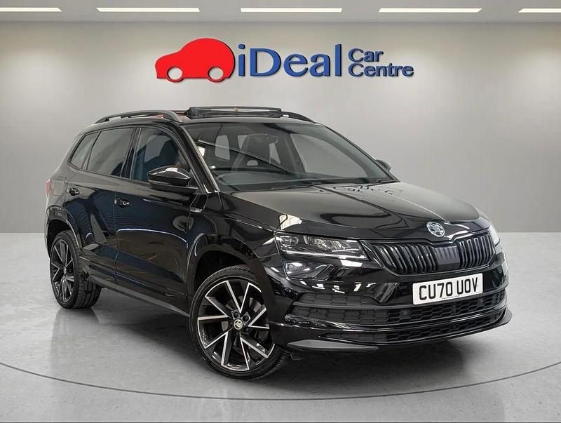 Black Used 2020 Skoda Karoq SportLine SUV | £12,990 (Fair price) - Image 1/4
