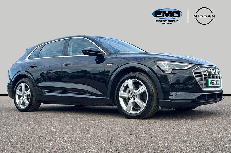 Black Used 2022 Audi e-tron Advanced SUV | £20,195 (Good price) - Image 1/3