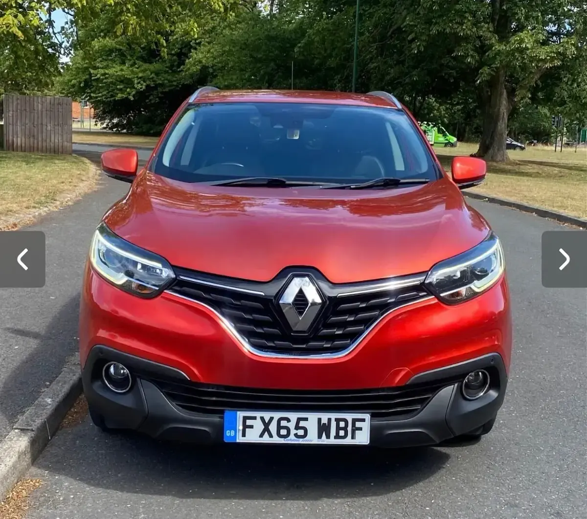 Used Renault Kadjar Dynamique 130 HP (95 kW) 2015 Red SUV