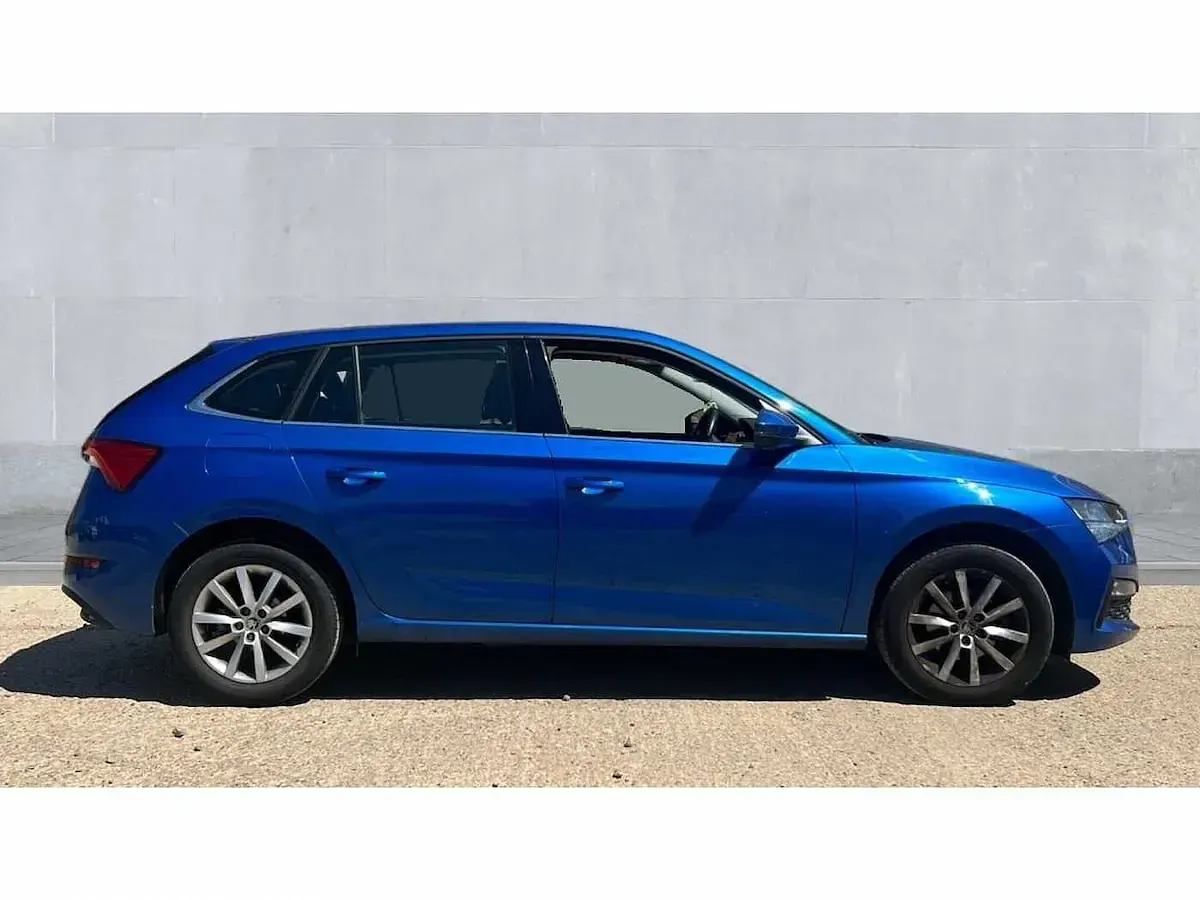 Used Skoda Scala SE Technology 150 HP (110 kW) 2022 Blue Hatchback
