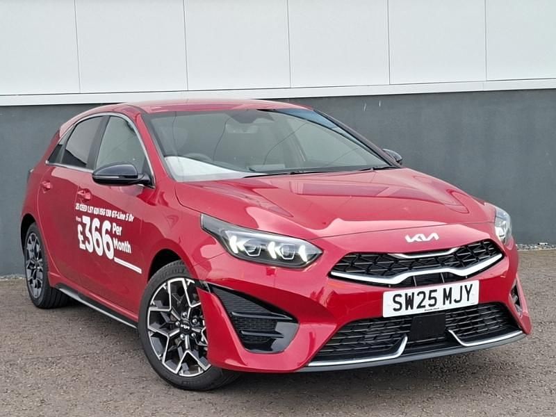 Red New 2025 Kia Ceed GT-Line Hatchback | £23,498 (Fair price) - Image 1/4
