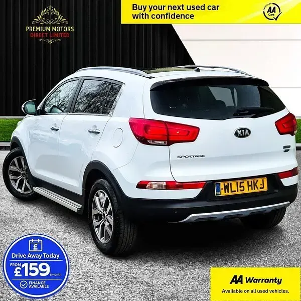 Used Kia Sportage 116 HP (85 kW) 2015 White SUV