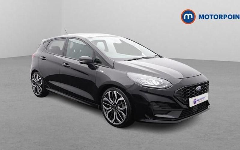 Used Ford Fiesta ST-Line X 125 HP (91 kW) 2021 Black Hatchback