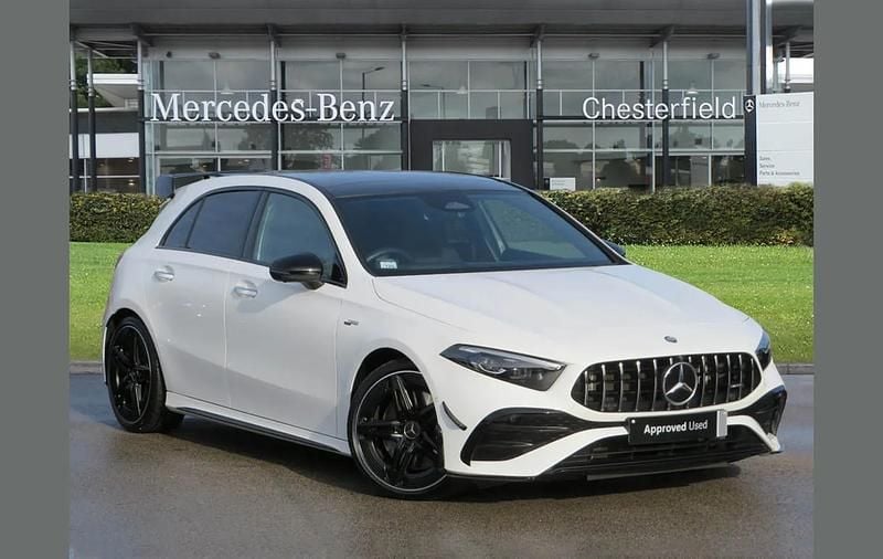 Used Mercedes A35 AMG Premium Plus 320 HP (235 kW) 2023 White Hatchback