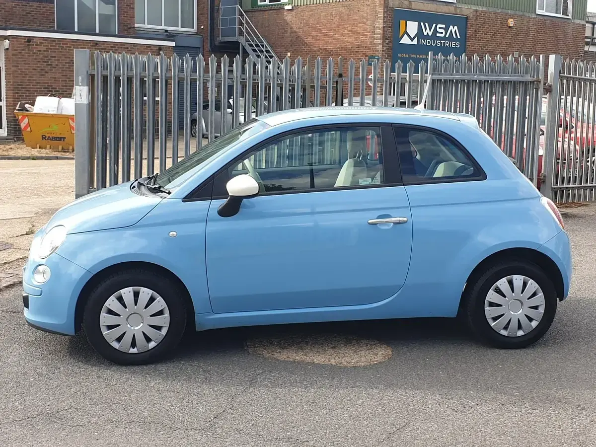 Used Fiat 500 S 69 HP (50 kW) 2014 Blue Hatchback