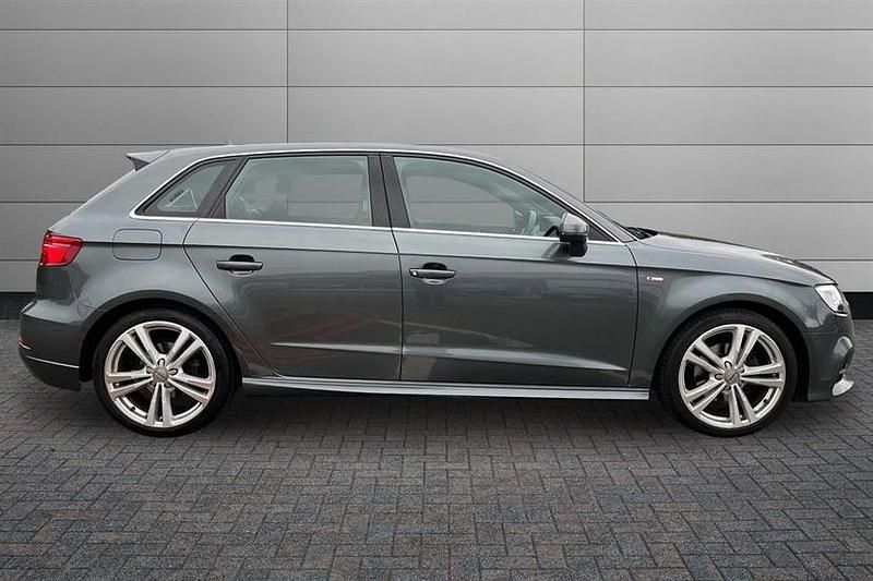 Used Audi A3 S-Line 150 HP (110 kW) 2018 Grey Sedan