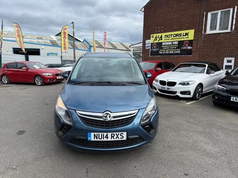 Used Vauxhall Zafira SRi 140 HP (102 kW) 2014 Blue MPV