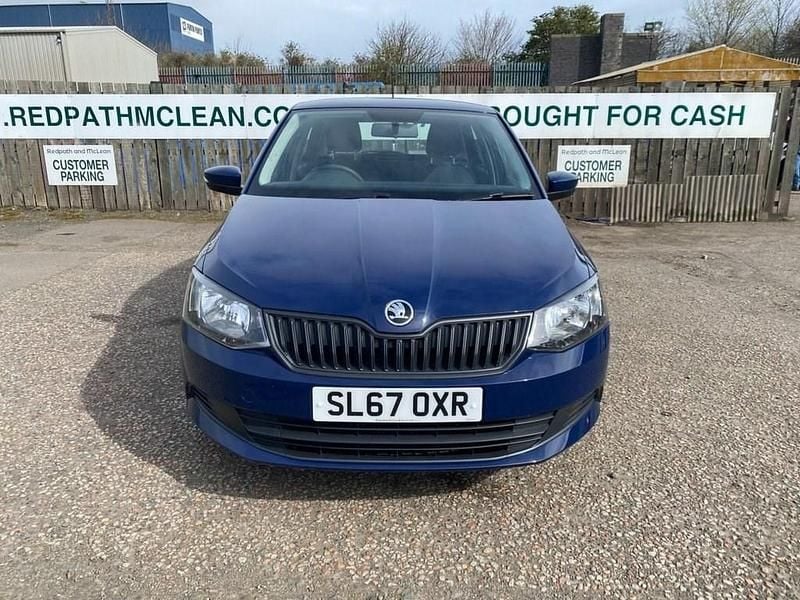 Used Skoda Fabia 60 HP (44 kW) 2017 Blue Hatchback
