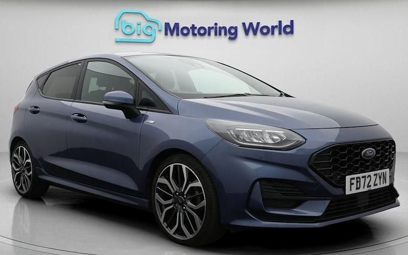 Used Ford Fiesta ST-Line X 125 HP (91 kW) 2023 Blue Hatchback