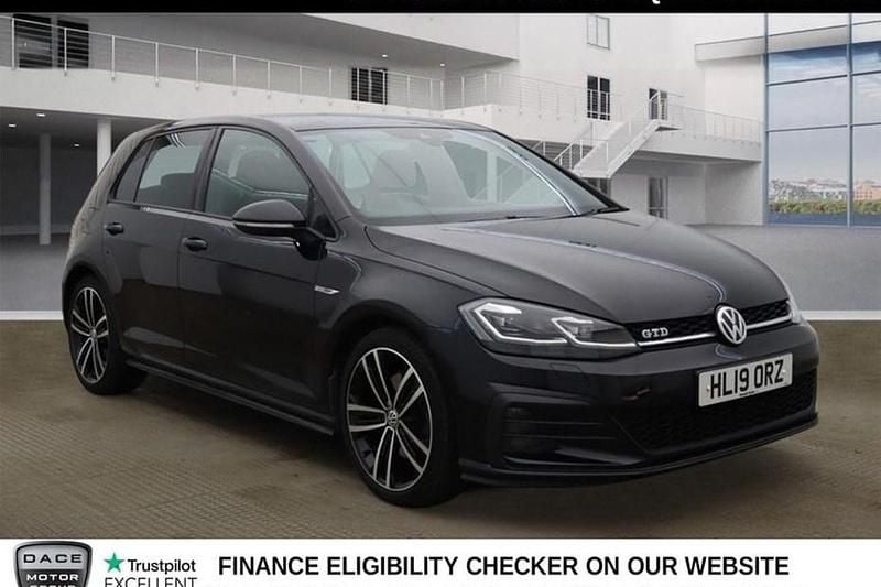 Used VW Golf VII GTD 184 HP (135 kW) 2019 Black Hatchback