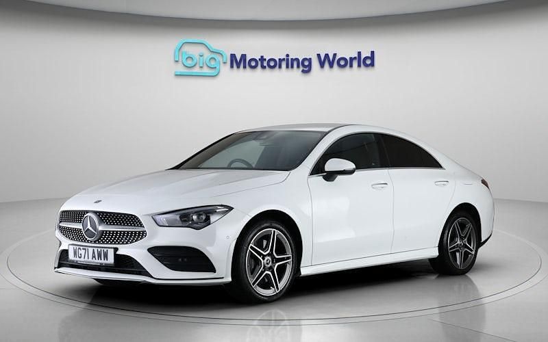 Used Mercedes CLA250e AMG line 259 HP (190 kW) 2022 White Sedan