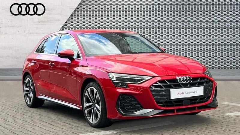 Red New 2025 Audi A3 S-Line Hatchback | £28,990 (Expensive) - Image 1/4