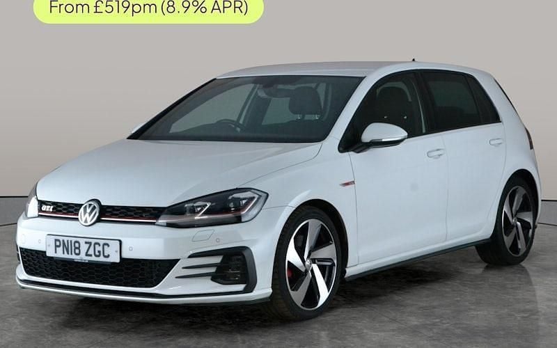 Used VW Golf VII GTI 230 HP (169 kW) 2018 White Hatchback