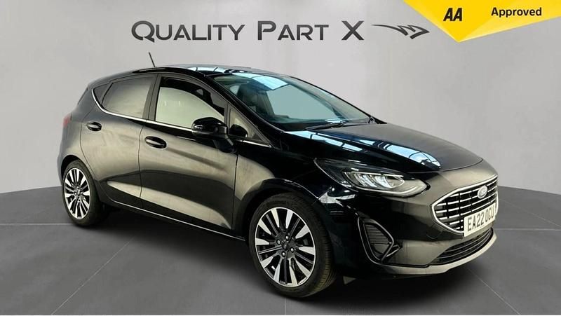Black Used 2022 Ford Fiesta Titanium Hatchback | £14,200 (Fair price) - Image 1/4