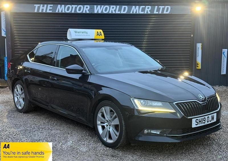 Used Skoda Superb SE L Executive 2019 Black Hatchback