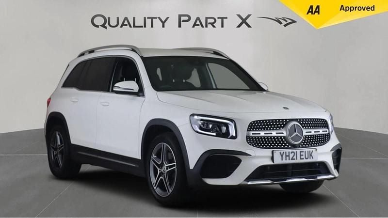 White Used 2021 Mercedes GLB200 AMG line SUV | £21,499 (Good price) - Image 1/3