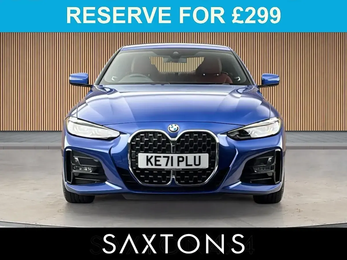 Used BMW 420 M Sport 184 HP (135 kW) 2022 Blue Coupe