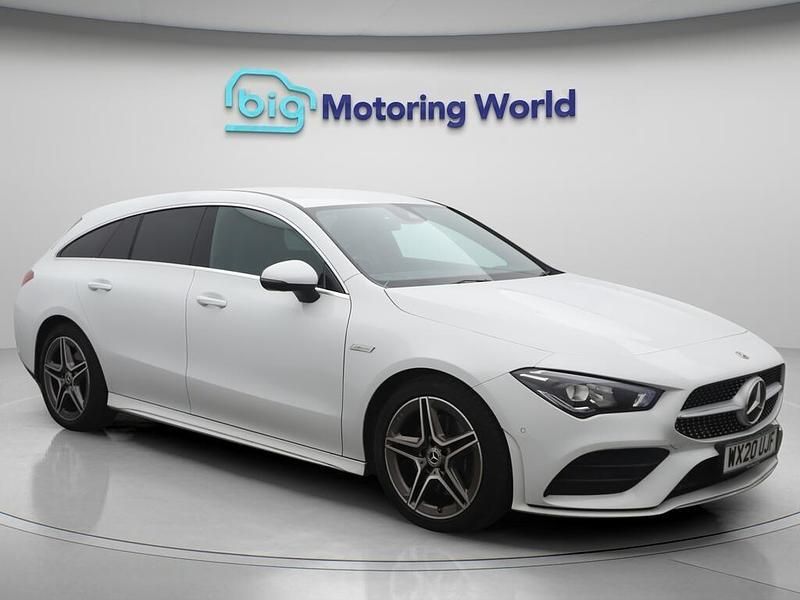 White Used 2020 Mercedes CLA220 Shooting Brake AMG line Estate | £21,100 (Good price) - Image 1/4