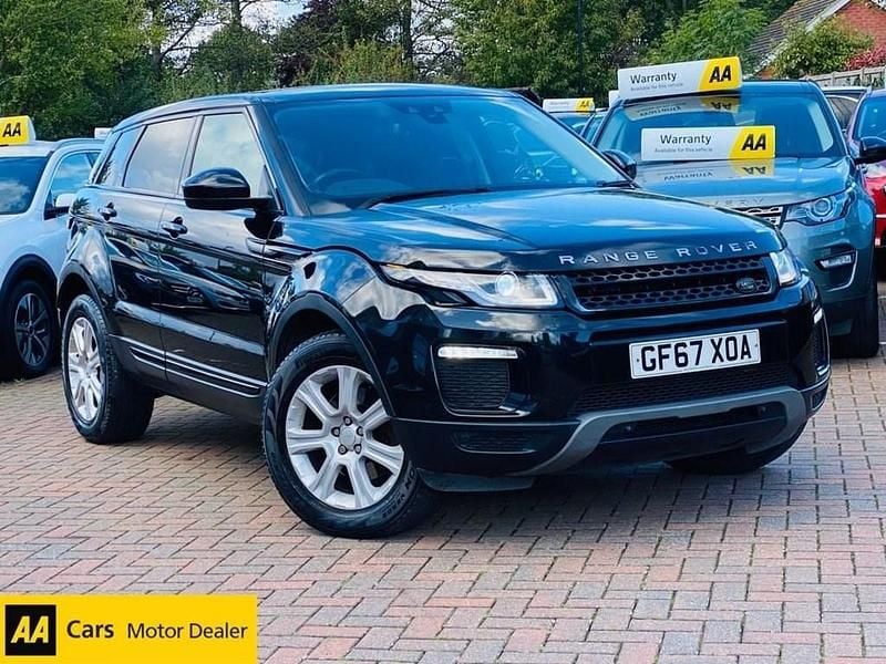 Black Used 2017 Land Rover Range Rover evoque SE Estate | £10,249 (Good price) - Image 1/4