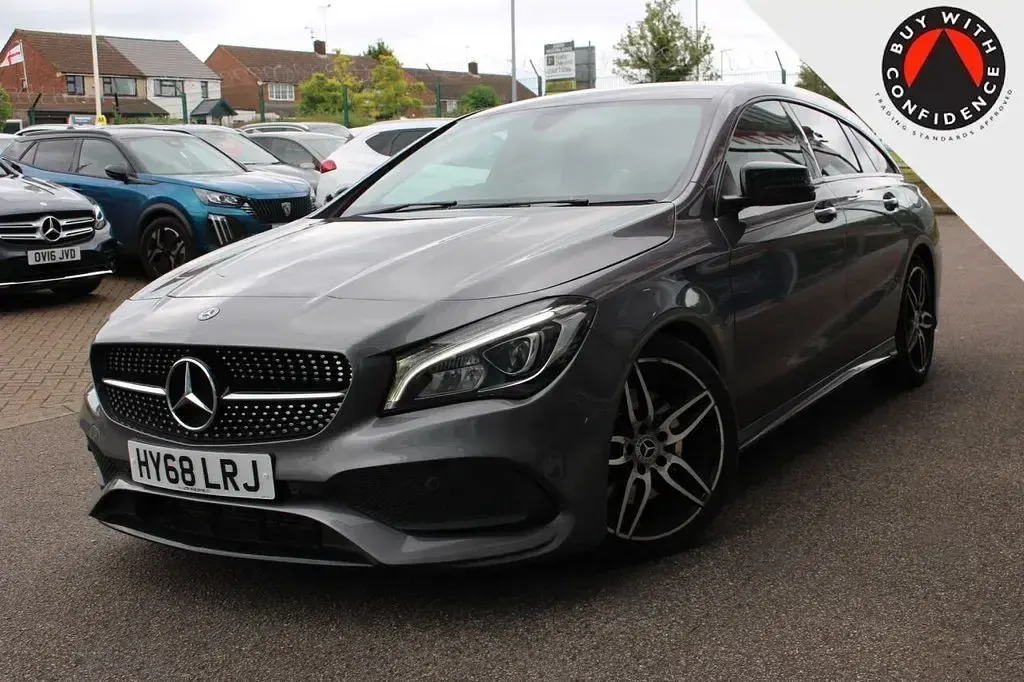 Used Mercedes CLA220 AMG line 2018 Grey Coupe