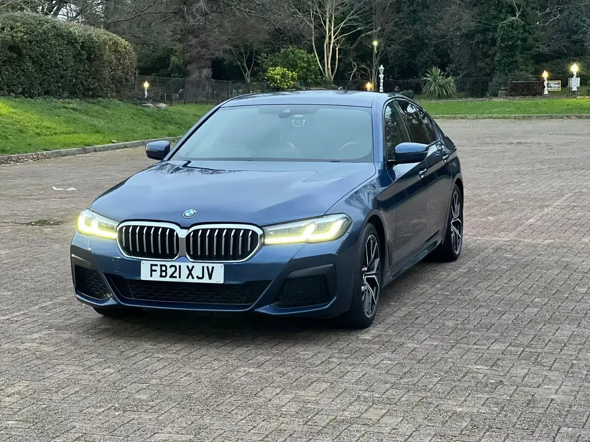 Used BMW 520 M Sport 2021 Blue Sedan