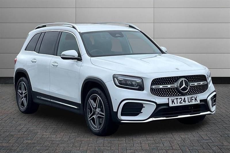 Polar white Used 2024 Mercedes GLB200 AMG Line Premium SUV | £32,753 (A bit pricey) - Image 1/4
