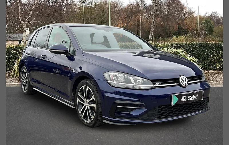 Used VW Golf VII R-line 147 HP (108 kW) 2018 Blue Hatchback