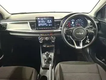Used Kia Rio 2021 Blue Hatchback
